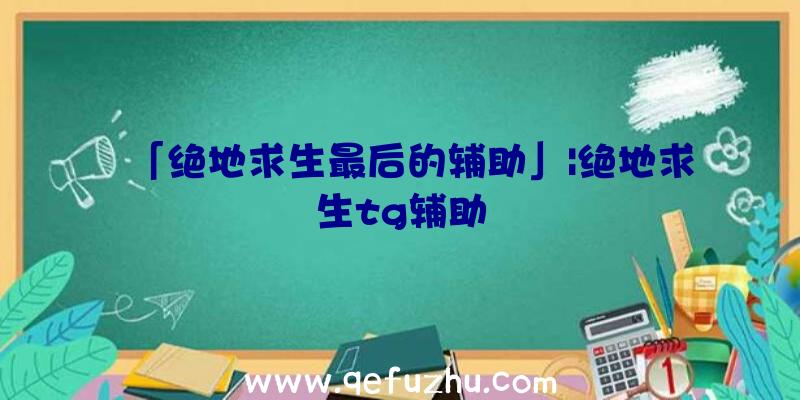 「绝地求生最后的辅助」|绝地求生tg辅助